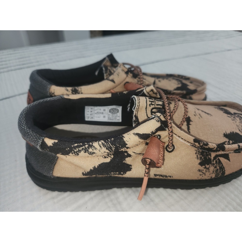 HEY DUDE Shoes Wally Palm - sand colored.shoes - excellent.